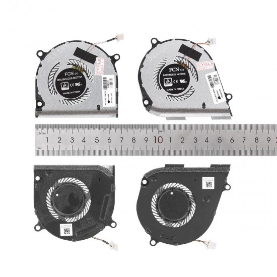 VENTILADORES CPU + GPU PARA PORTÁTIL HP ENVY X360 15-DS 15-DR