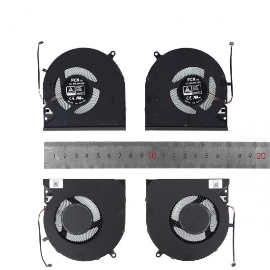 VENTILADORES CPU + GPU PARA PORTÁTIL RAZER 2021 RZ09-0409 RZ09-0409BE RZ09-0409CE RZ09-0409AE