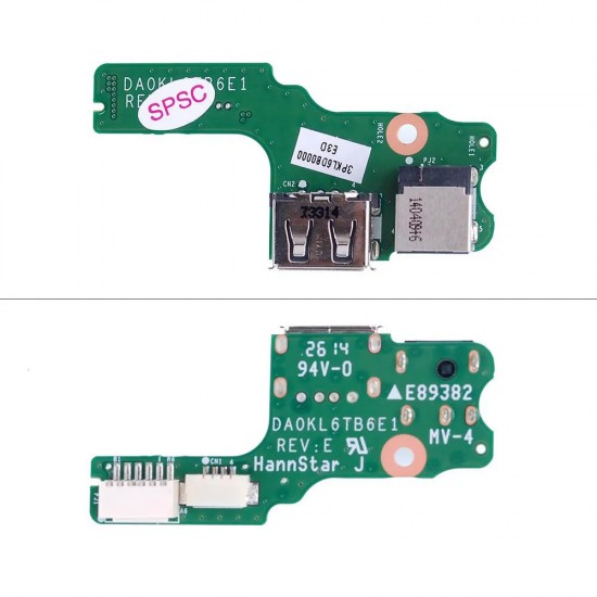 PLACA CONECTOR Y USB PARA PORTÁTIL LENOVO IDEAPAD Z470 Z475 Z475A
