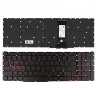 TECLADO PARA PORTÁTIL ACER NITRO-4 AN515-54 AN515-43 AN517-51 AN715-51 NEGRO Y ROJO TECLADO PARA PORTÁTIL ACER NITRO-4 AN515-54 AN515-43 AN517-51 AN715-51 NEGRO Y ROJO
