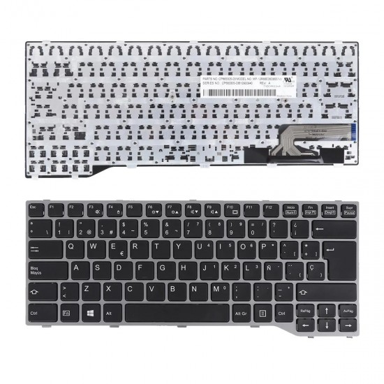 TECLADO PARA PORTÁTIL FUJITSU SIEMENS LIFEBOOK T725 T726 PLATA