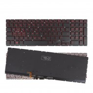 TECLADO RETROILUMINADO PARA PORTÁTIL HP OMEN 15-DC 15-DC000 15T-DC000 15-DC0010NR TPN-Q211 NEGRO