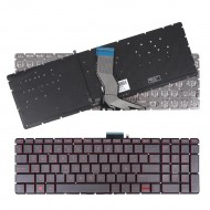 TECLADO RETROILUMINADO PARA PORTÁTIL HP 15-AX000NA 15-AX016TX 15-AX030TX NEGRO TECLADO RETROILUMINADO PARA PORTÁTIL HP 15-AX000NA 15-AX016TX 15-AX030TX NEGRO