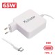 CARGADOR MULTIVOLTAJE USB-C PARA PORTÁTIL 5V-20V 3.25A 65W BLANCO