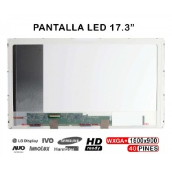 PANTALLA CASI NUEVA  LED DE 17.3" PARA PORTÁTIL LP173WD1 LP173WF1 173RW01 V0