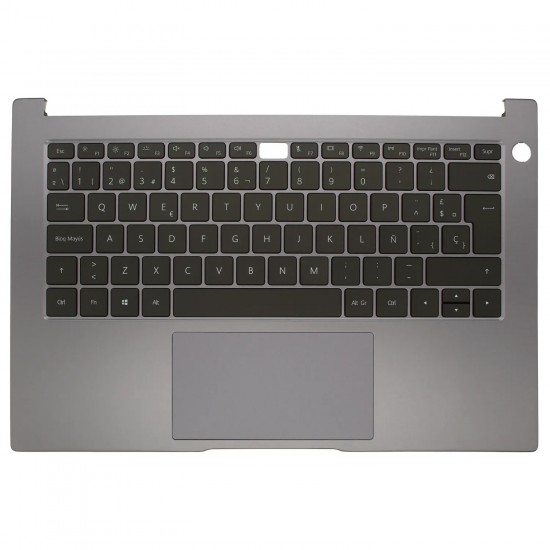 CARCASA SUPERIOR PARA PORTÁTIL HONOR MAGICKBOOK 14A NBB-WAH9PA NBL-WAQ9LA NBR-WA19A WXX9 GRIS