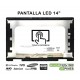 PANTALLA TÁCTIL LED DE 14" PARA PORTÁTIL HP PAVILION X360 14-EK FHD CON MARCO