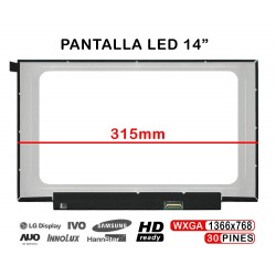 PANTALLA LED MATE DE 14" PARA PORTÁTIL B116XTN04.0