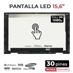 PANTALLA TÁCTIL LED DE 15.6" PARA PORTÁTIL HP ENVY X360 15-EY 15Z-EY CON MARCO PLATA