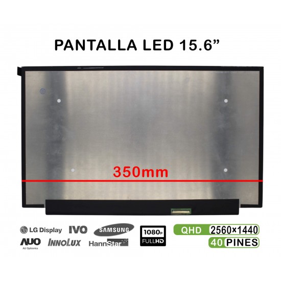 PANTALLA CASI NUEVA DE 15.6" PARA PORTÁTIL NE156QHM-NY1 LED 2560×1440 PANTALLA CASI NUEVA DE 15.6" PARA PORTÁTIL NE156QHM-NY1 LED 2560×1440