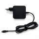 CARGADOR GAN USB-C PARA PORTÁTIL 5V-20V/3.25A 65W NEGRO