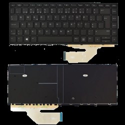TECLADO PARA PORTÁTIL HP PROBOOK 430 G5 440 G5 445 G5 NEGRO CON MARCO PORTUGUÉS