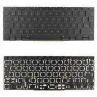 TECLADO RETROILUMINADO PARA PORTÁTIL APPLE MACBOOK PRO A1708 13.3" NEGRO