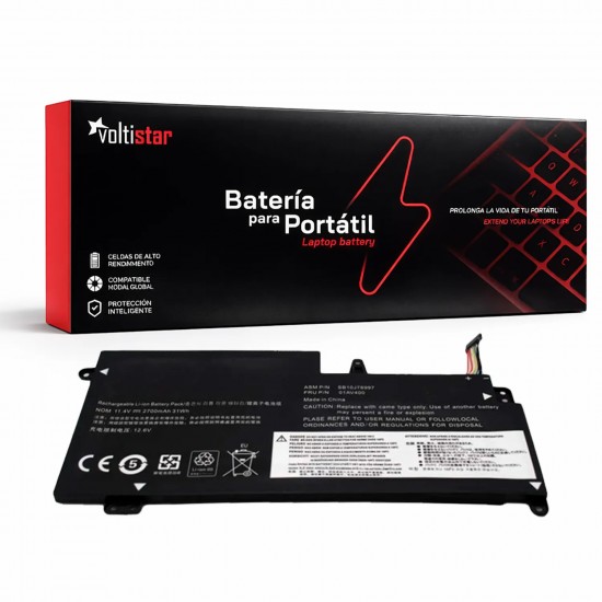 BATERÍA PARA PORTÁTIL LENOVO THINKPAD 13 01AV400 BATERÍA PARA PORTÁTIL LENOVO THINKPAD 13 01AV400
