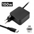 CARGADOR MULTIVOLTAJE  PARA PORTÁTIL USB-C 5V - 20V 5A 100W NEGRO