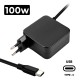 CARGADOR MULTIVOLTAJE  PARA PORTÁTIL USB-C 5V - 20V 5A 100W NEGRO