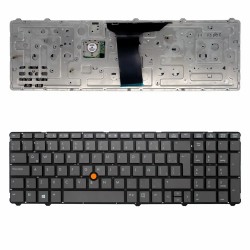 TECLADO LATINO PARA PORTÁTIL HP ELITEBOOK 8760W 8760P 8770P 8770W CON MARCO