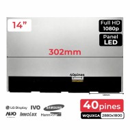 PANTALLA 14" ATNA40CU06-0 PARA PORTÁTIL SIN MARCO PANTALLA 14" ATNA40CU06-0 PARA PORTÁTIL SIN MARCO