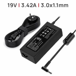 CARGADOR PARA PORTÁTIL ACER 19V 3.42A 3.0X1.1MM