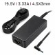 CARGADOR PARA PORTÁTIL HP 19.5V 4.5X3.0MM 65W OEM
