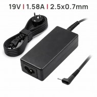 CARGADOR PARA PORTATIL ASUS 19V 1.58A 2.5X0.7 MM 30W