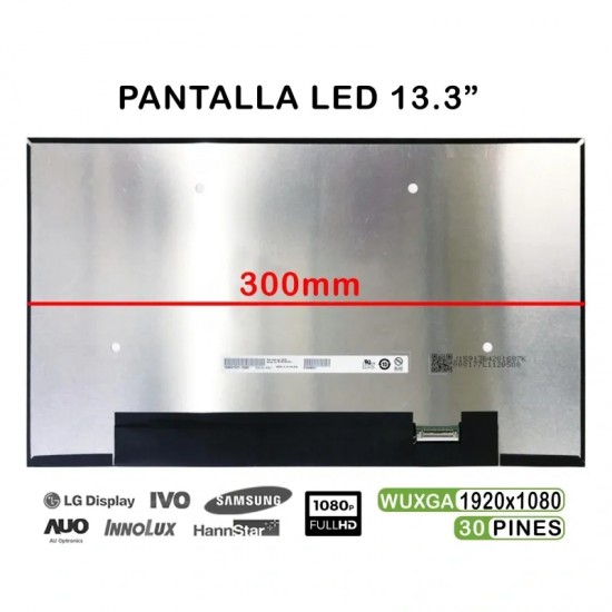 PANTALLA LED 13.3" PARA PORTÁTIL ASUS UX333F FHD PANTALLA LED 13.3" PARA PORTÁTIL ASUS UX333F FHD