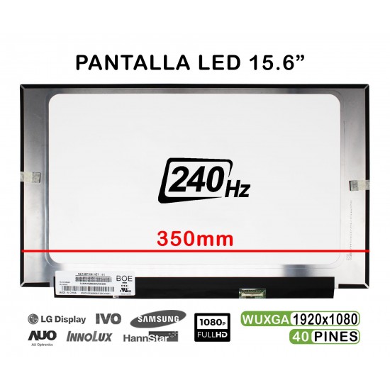 PANTALLA LED DE 15.6" PARA PORTÁTIL ASUS TUF | ROG STRIX 240HZ