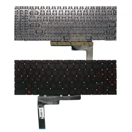 TECLADO RETROILUMINADO PARA MSI MS-1799 MS-179B TECLADO RETROILUMINADO PARA MSI MS-1799 MS-179B