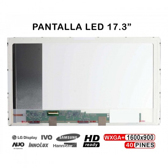 PANTALLA LED DE 17.3" PARA PORTÁTIL HP PAVILION 17-J 17-K 17-P SERIES PANTALLA LED DE 17.3" PARA PORTÁTIL HP PAVILION 17-J 17-K 17-P SERIES