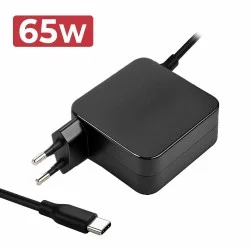 CARGADOR MULTIVOLTAJE 5-20V OEM 65W TIPO C NEGRO