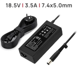 CARGADOR PARA PORTÁTIL 18.5V 3.5A 65W 7.4X5.0MM CLAVIJA CON PIN