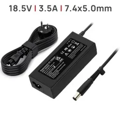 CARGADOR PARA PORTÁTIL 18.5V 3.5A 65W 7.4X5.0MM CLAVIJA CON PIN