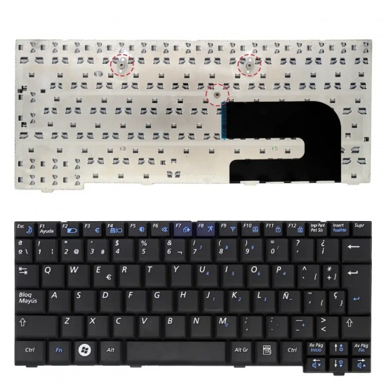 TECLADO PARA PORTÁTIL SAMSUNG NC10 ND10 N140 N128 N130 N110 N108 N135 | V100560DK1 SP