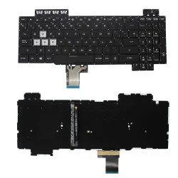 TECLADO PARA PORTÁTIL ASUS ROG STRIX FZ80G ZX80 RETROILUMINADO SIN MARCO | V170762F