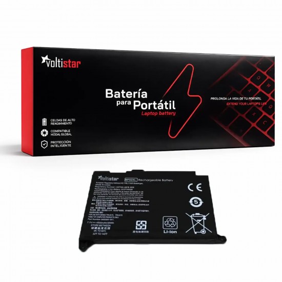 BATERÍA PARA PORTÁTIL HP BP02041XL BP02XL HSTNN-UB7B 7.6V 5300mAh BATERÍA PARA PORTÁTIL HP BP02041XL BP02XL HSTNN-UB7B 7.6V 5300mAh