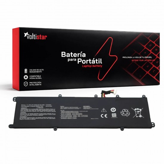 BATERÍA PARA PORTÁTIL ASUS ZENBOOK UX3430UA UX430UA UX530UQ UX530UX C31N1622