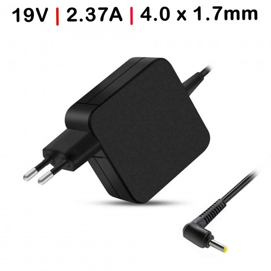 CARGADOR PARA PORTÁTIL HP MINI 210 MINI 210-1000 MINI 210-2000 MINI 2102 45W 19V 2.37A 4.0x1.7MM