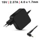 CARGADOR PARA PORTÁTIL HP MINI 210 MINI 210-1000 MINI 210-2000 MINI 2102 45W 19V 2.37A 4.0x1.7MM