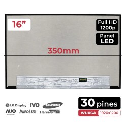 PANTALLA LED 16" 1920x1200 FHD PARA PORTÁTIL N160JCA-EEL REV.A1 30 PINES