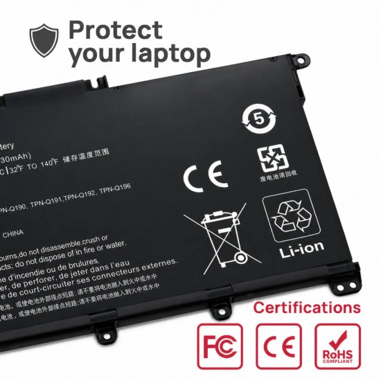 BATERÍA PARA PORTÁTIL HP TF03XL HSTNN-LB7X HSTNN-UB7J 920046-421 920070-855