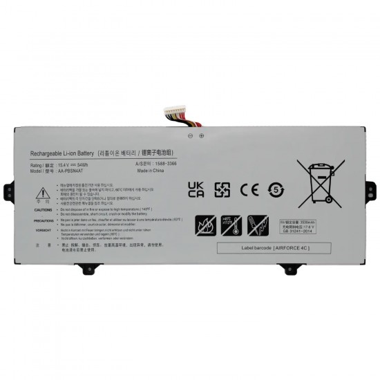 BATERIA PARA PORTATIL SAMSUNG GALAXY BOOK 15 AA-PBSN4AT BA43-00391B 15.4V
