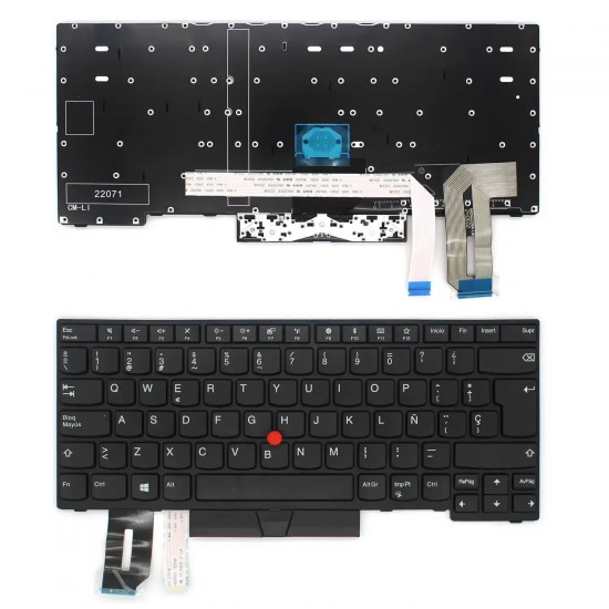 TECLADO PARA PORTÁTIL LENOVO THINKPAD T470 T480 T480S T490 T495 L480 L380 L390 TECLADO PARA PORTÁTIL LENOVO THINKPAD T470 T480 T480S T490 T495 L480 L380 L390