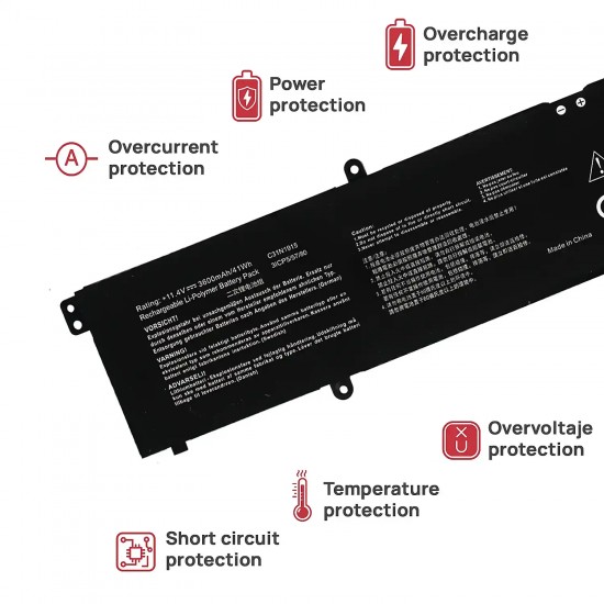 BATERÍA PARA ASUS BR1100CKA-GJ1127XA C31N1915 11,4 V 3600MAHa
