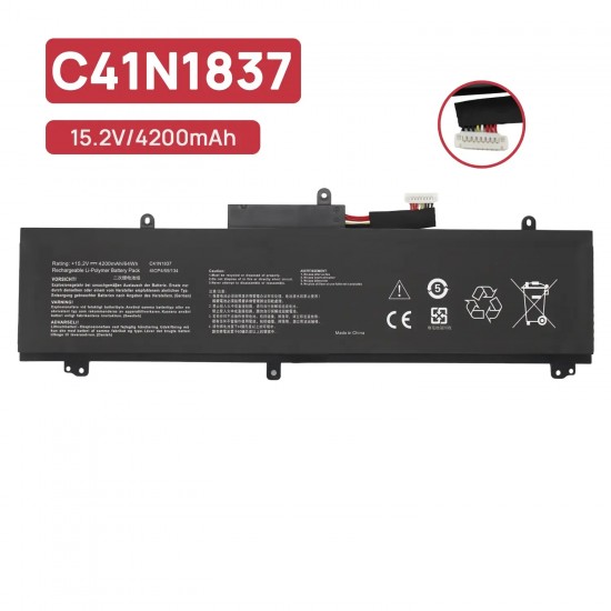 BATERÍA PARA PORTÁTIL ASUS ROG ZEPHYRUS C41N1837 BATERÍA PARA PORTÁTIL ASUS ROG ZEPHYRUS C41N1837