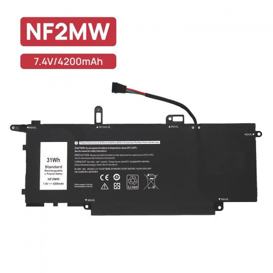 BATERÍA NF2MW PARA PORTÁTIL DELL 7.4V 4200MAH INSPIRON 7400 | LATITUDE 7400 | LATITUDE 9410