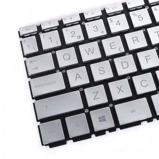 TECLADO PLATEADO PARA PORTÁTIL HP 14-DA 14-BD 14-CC 14-CD 14M-CD 14-CE 14-CF 14-CK 14-CM TECLADO PLATEADO PARA PORTÁTIL HP 14-DA 14-BD 14-CC 14-CD 14M-CD 14-CE 14-CF 14-CK 14-CM