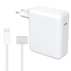 CARGADOR MAC BOOK AIR PRO - M5 M4 M3 M2 M1 (2026 2025 2024 2023 2022 2021) 140W MAGSAFE 3 CABLE TRENZADO USB-C A T DE 2M