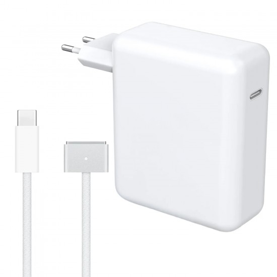 CARGADOR MAC BOOK AIR PRO M1 M2 M3 M4 67W MAGSAFE 3 CABLE TRENZADO USB-C A T DE 2