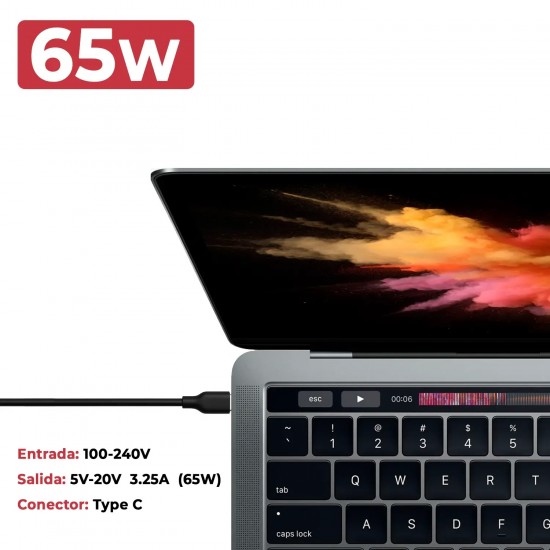 CARGADOR LENOVO YOGA C930- 13IKB SERIES USB TYPE C / USB-C 65W CARGADOR LENOVO YOGA C930- 13IKB SERIES USB TYPE C / USB-C 65W