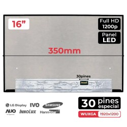 PANTALLA LED 16" 1920X1200 FHD PARA PORTÁTIL N160JCA-EEL REV.A1 30 PINES EDP